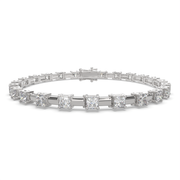 Fioralba Princess Cut Diamond Tennis Bracelet Prong Set (6 ctw) - Nivetta